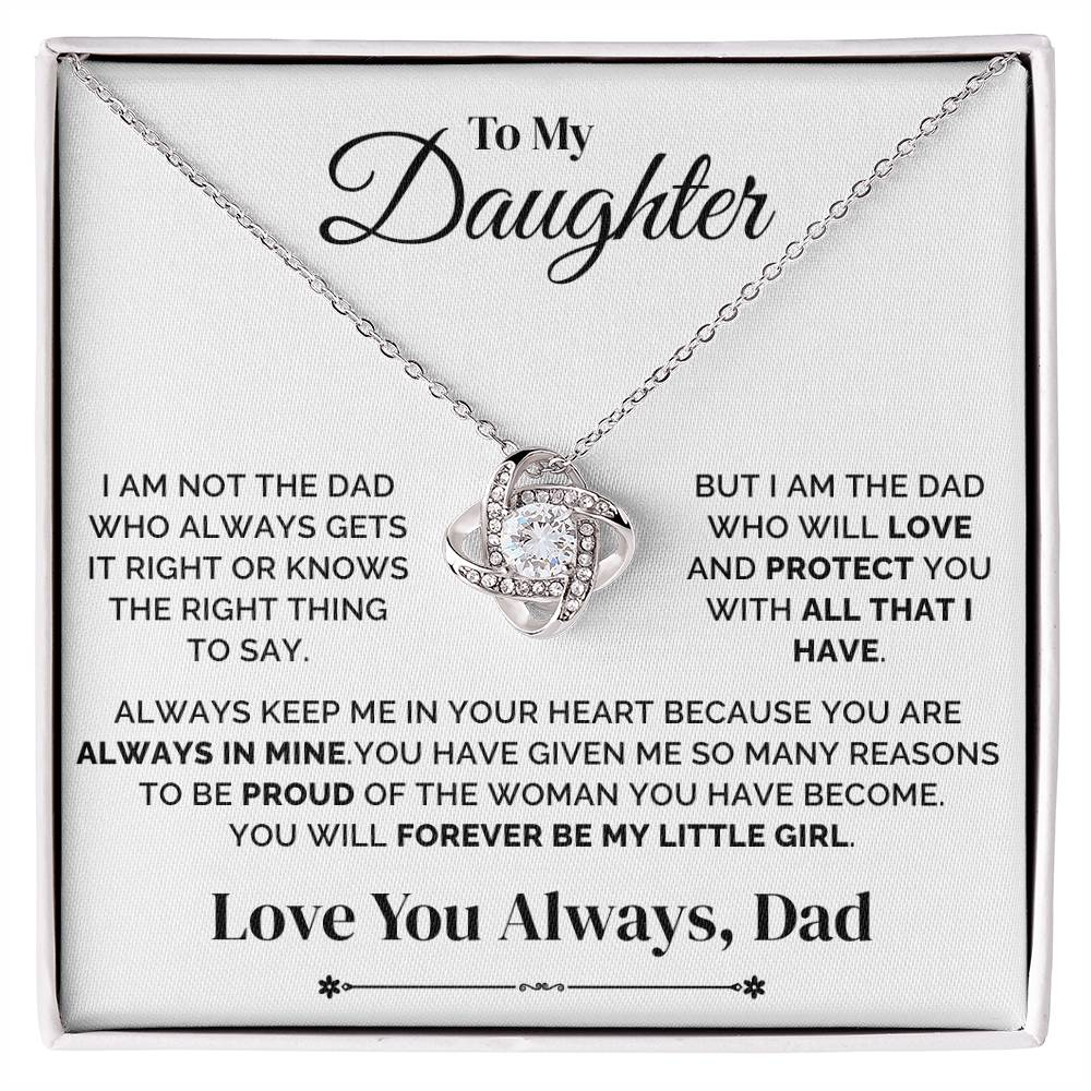 To My Daughter – Always in My Heart – Necklace