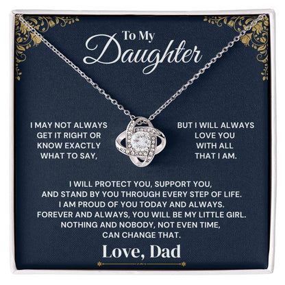 To My Daughter - Always With You - Necklace