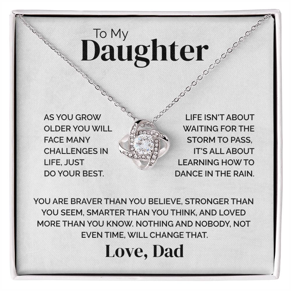 To My Daughter - Dance In The Rain - Necklace