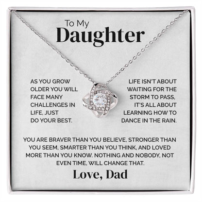 To My Daughter - Dance In The Rain - Necklace