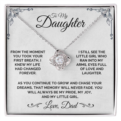 To My Daughter - My Little Girl - Necklace