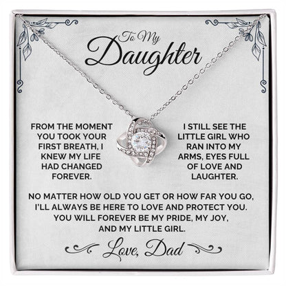To My Daughter - My Little Girl - Necklace