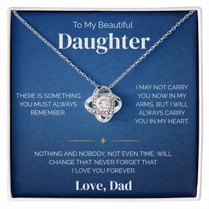 To My Daughter - Carry you - Necklace