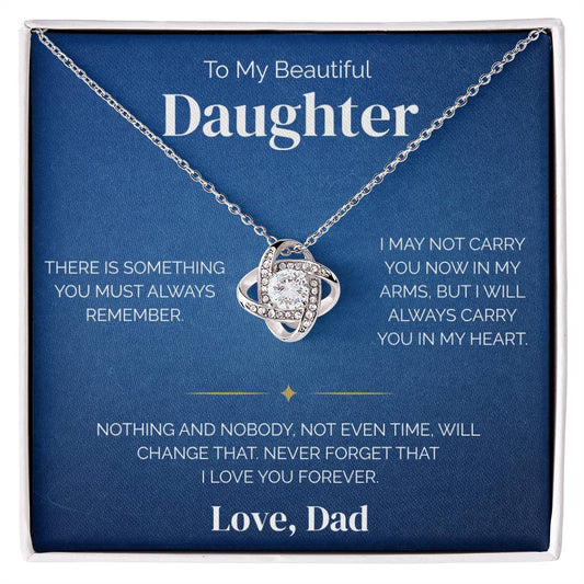 To My Daughter - Carry you - Necklace