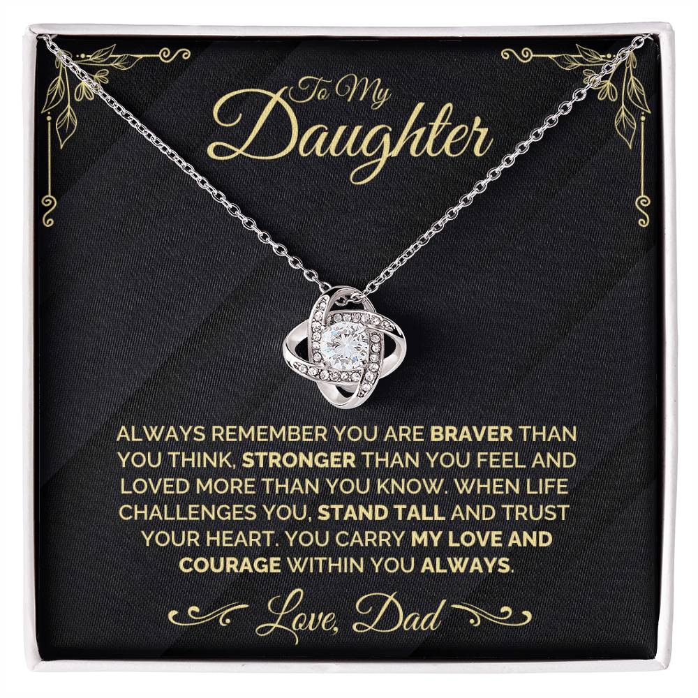 To My Daughter - Trust Your Heart - Necklace