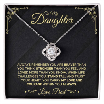 To My Daughter - Trust Your Heart - Necklace
