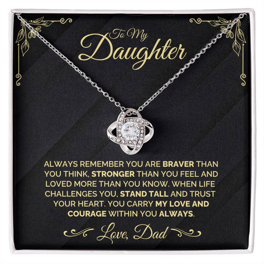 To My Daughter - Trust Your Heart - Necklace