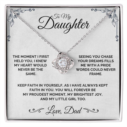 To My Daughter - Poetic Pride - Necklace