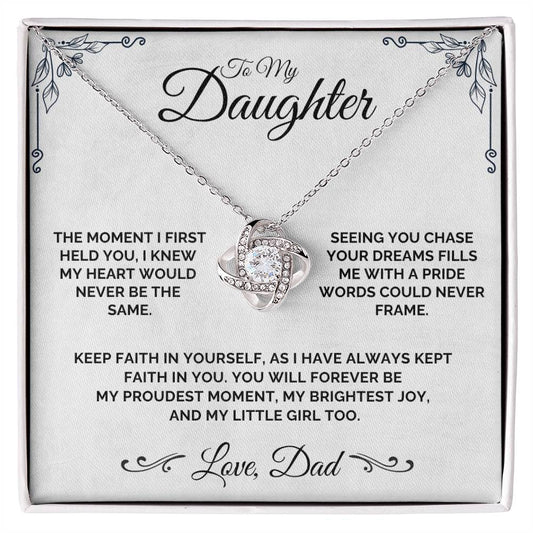 To My Daughter - Poetic Pride - Necklace