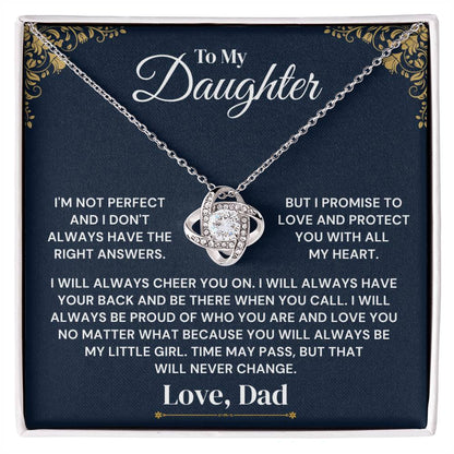 To My Daughter – Loved & Protected – Necklace