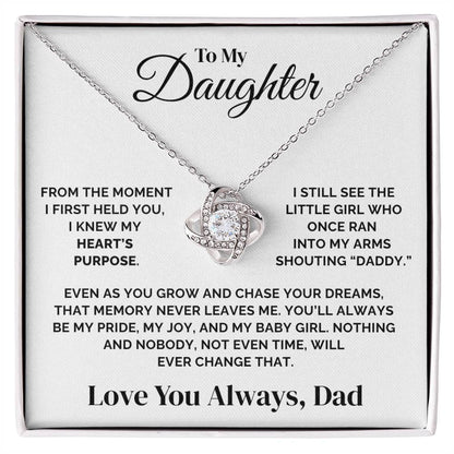 To My Daughter – My Heart’s Purpose – Necklace