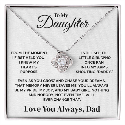 To My Daughter – My Heart’s Purpose – Necklace