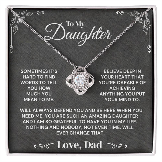 To My Daughter - You Mean Everything To Me - Necklace