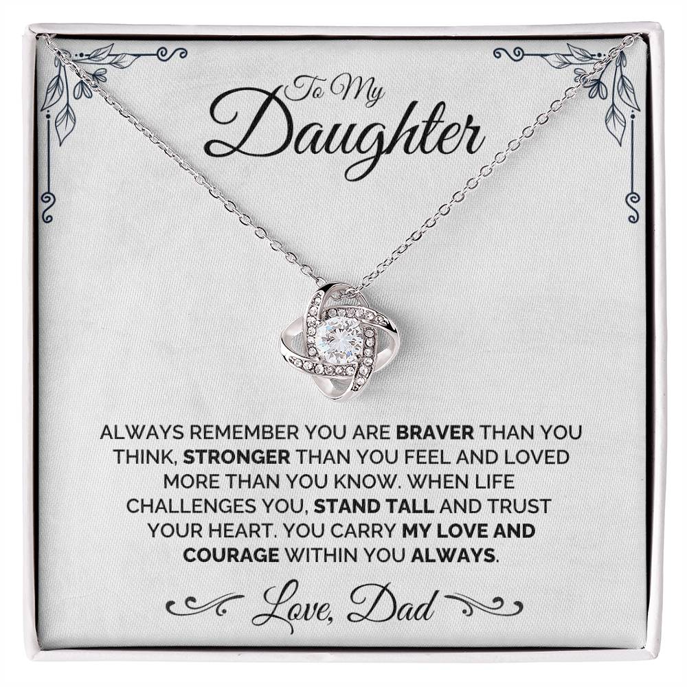To My Daughter - Trust Your Heart - Necklace