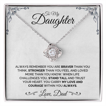 To My Daughter - Trust Your Heart - Necklace