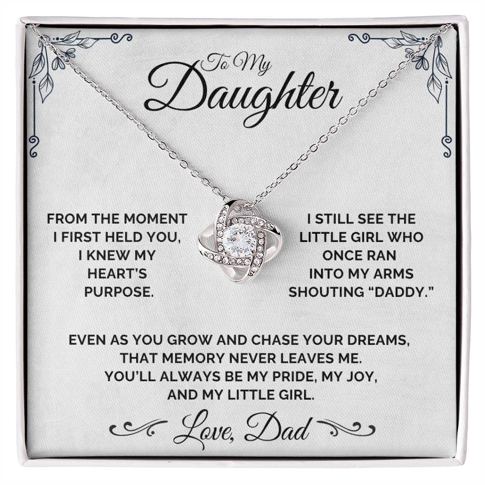 To My Daughter - My Heart's Purpose - Necklace