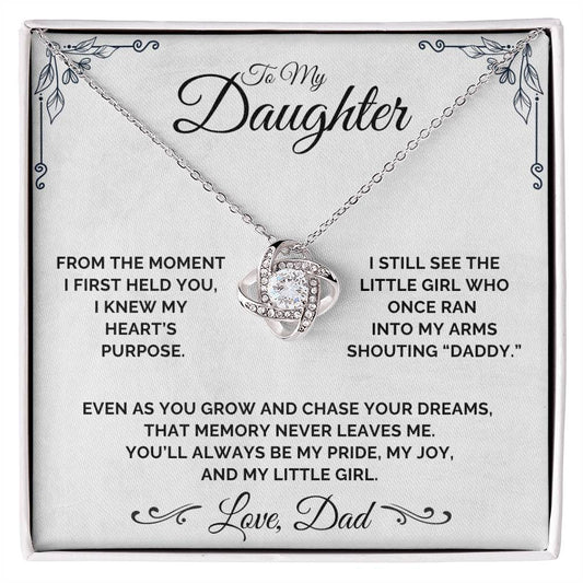 To My Daughter - My Heart's Purpose - Necklace