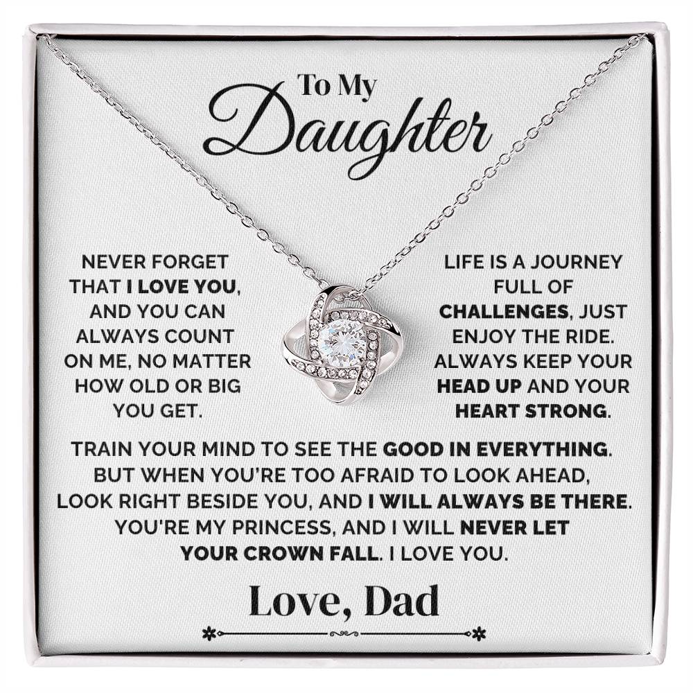 To My Daughter – I’ll Always Be Here – Necklace