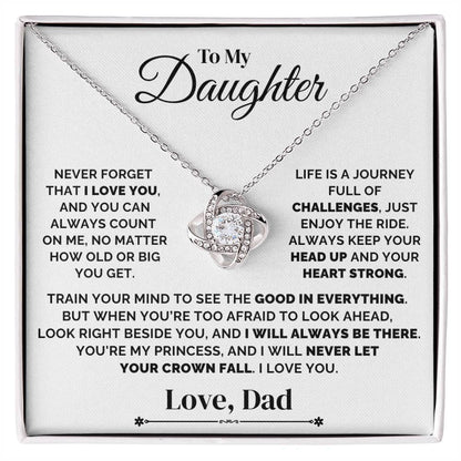 To My Daughter – I’ll Always Be Here – Necklace