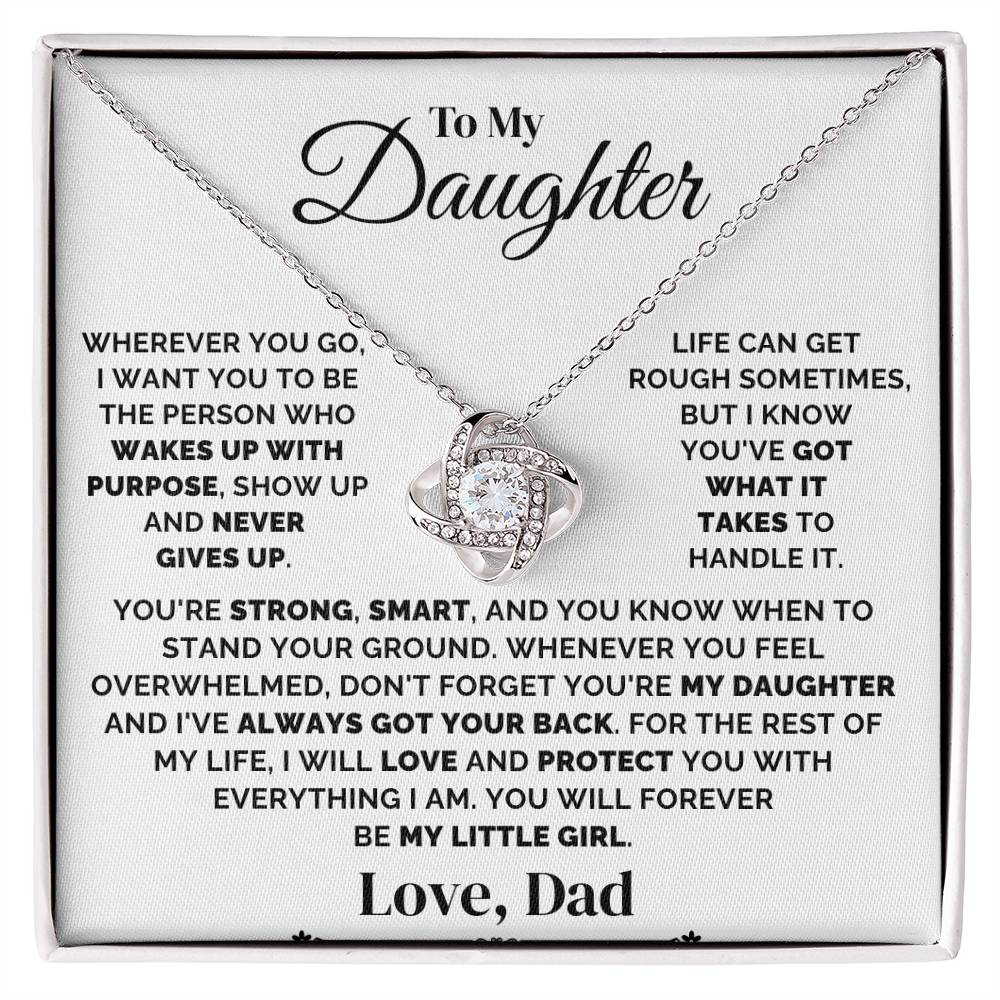 To My Daughter – I've Got Your Back – Necklace