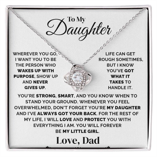 To My Daughter – I've Got Your Back – Necklace