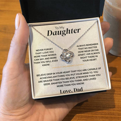 To My Daughter - Braver Than You Believe - Necklace