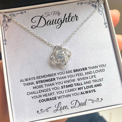 To My Daughter - Trust Your Heart - Necklace