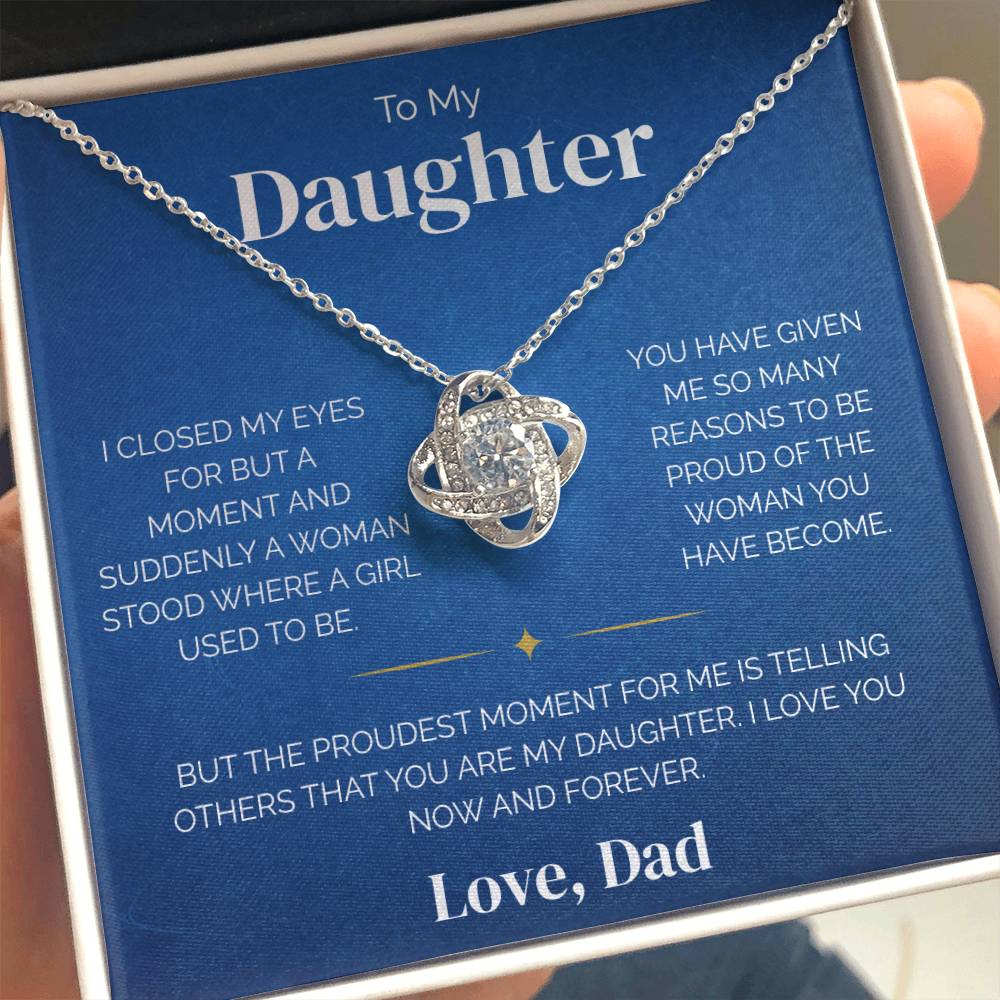 To My Daughter - My Proudest Moment - Necklace