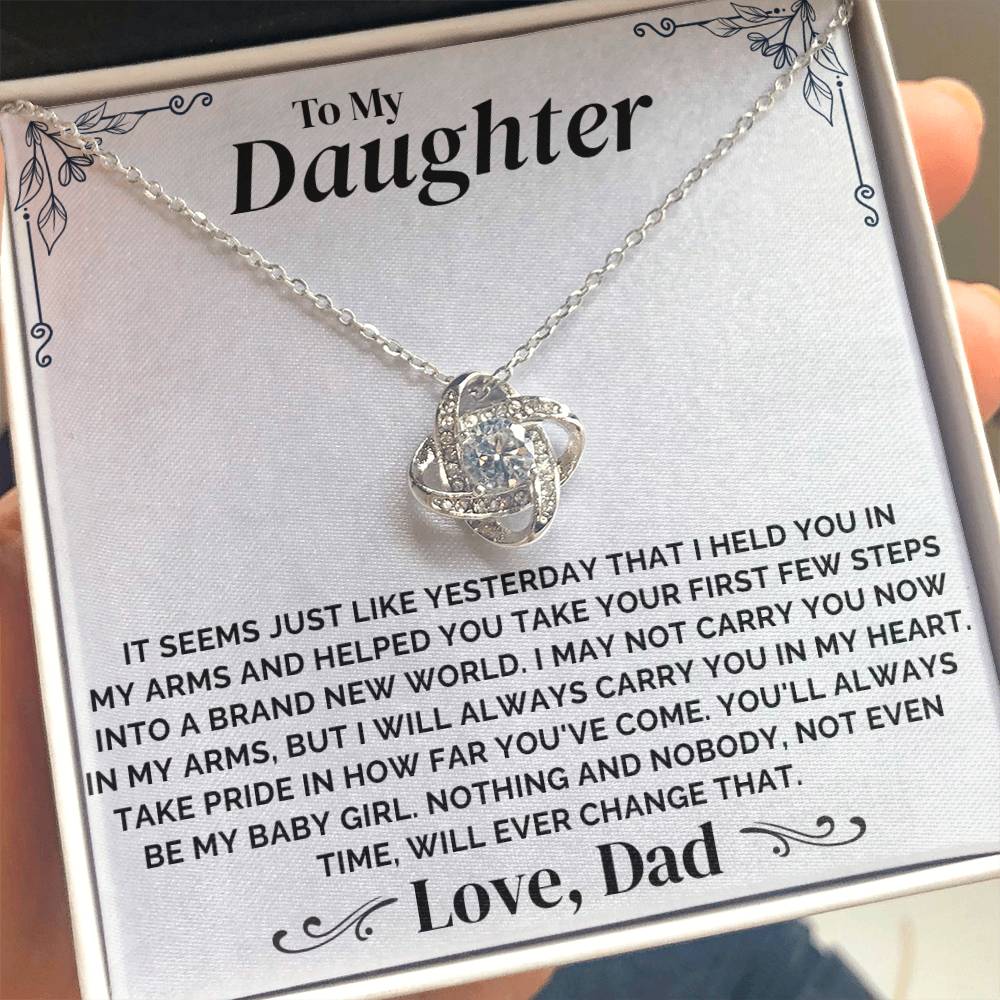 To My Daughter - Always My Baby Girl - Necklace