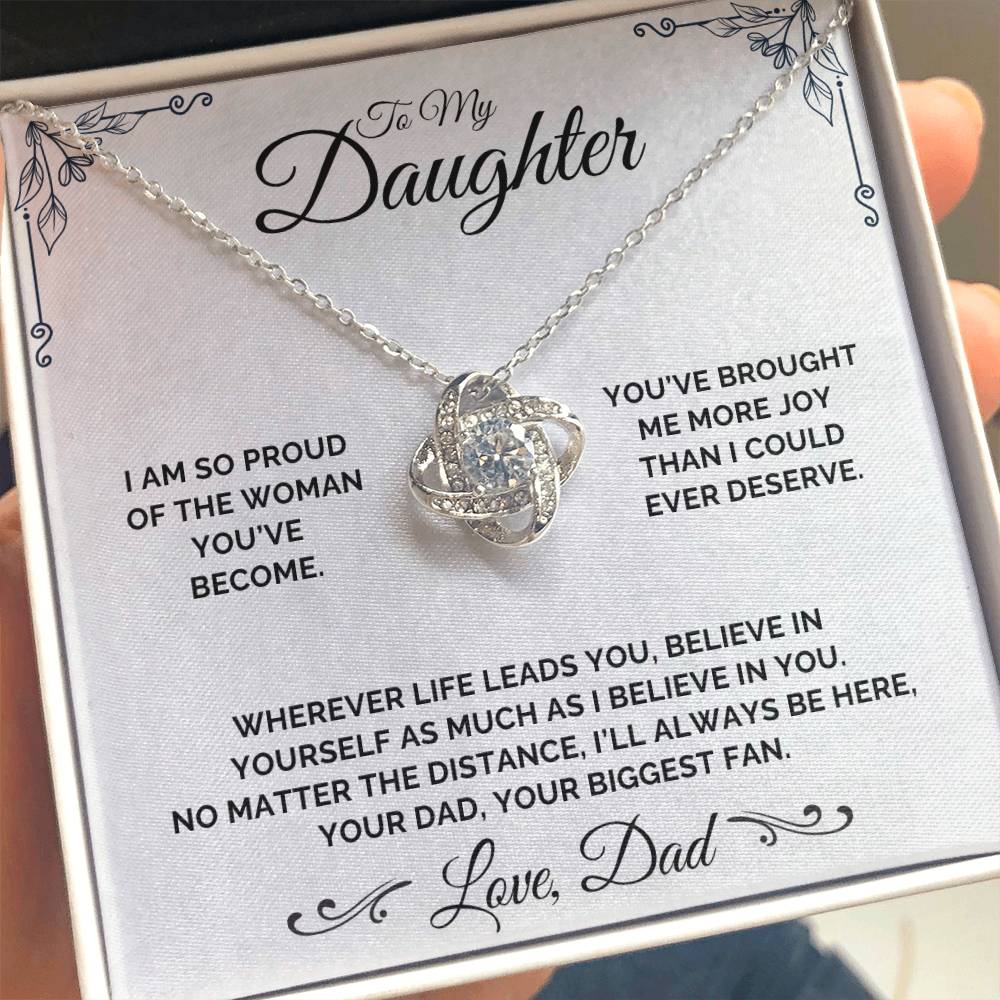 To My Daughter - Your Biggest Fan - Necklace
