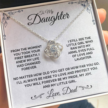 To My Daughter - My Little Girl - Necklace