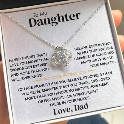 To My Daughter - Always There - Necklace