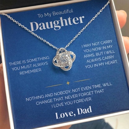 To My Daughter - Carry you - Necklace