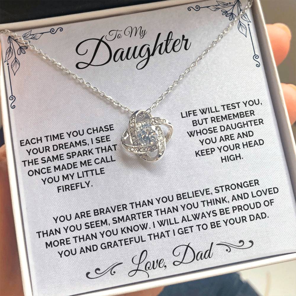 To My Daughter - Always Proud Of You - Necklace