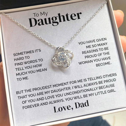 To My Daughter - Biggest Supporter - Necklace