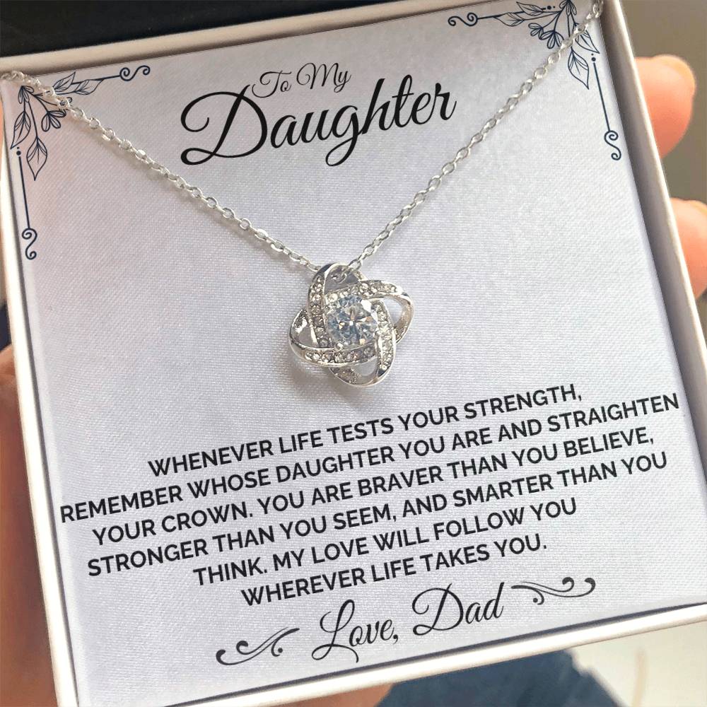 To My Daughter - Be Brave, My Daughter - Necklace
