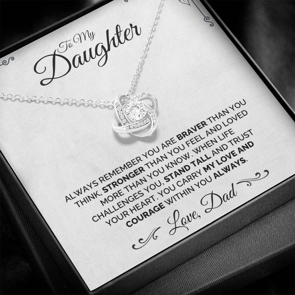 To My Daughter - Trust Your Heart - Necklace