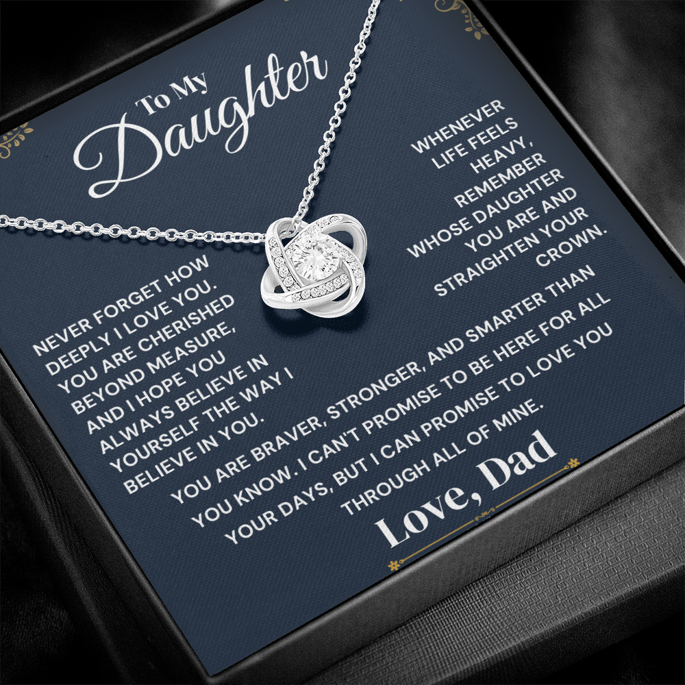 To My Daughter - Believe In Yourself - Necklace