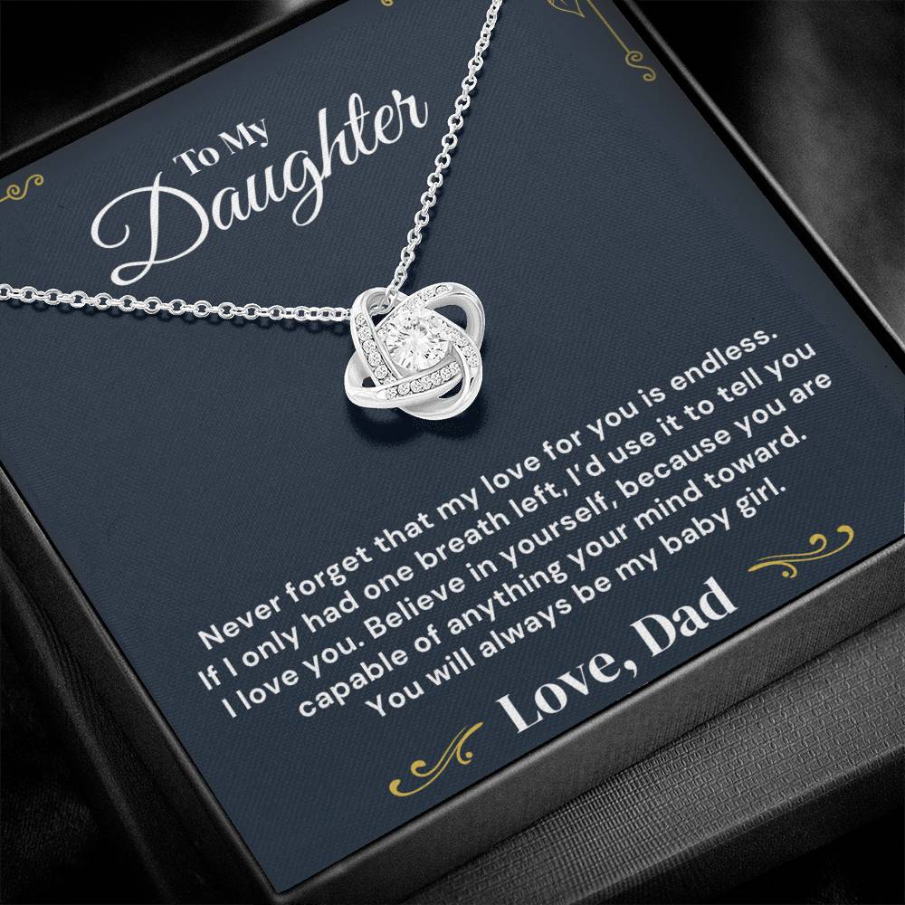 To My Daughter – Endless Love Always – Necklace