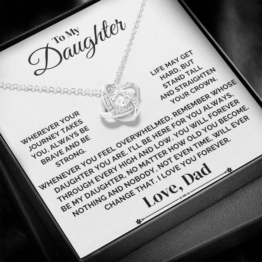 To My Daughter – Straighten Your Crown – Necklace