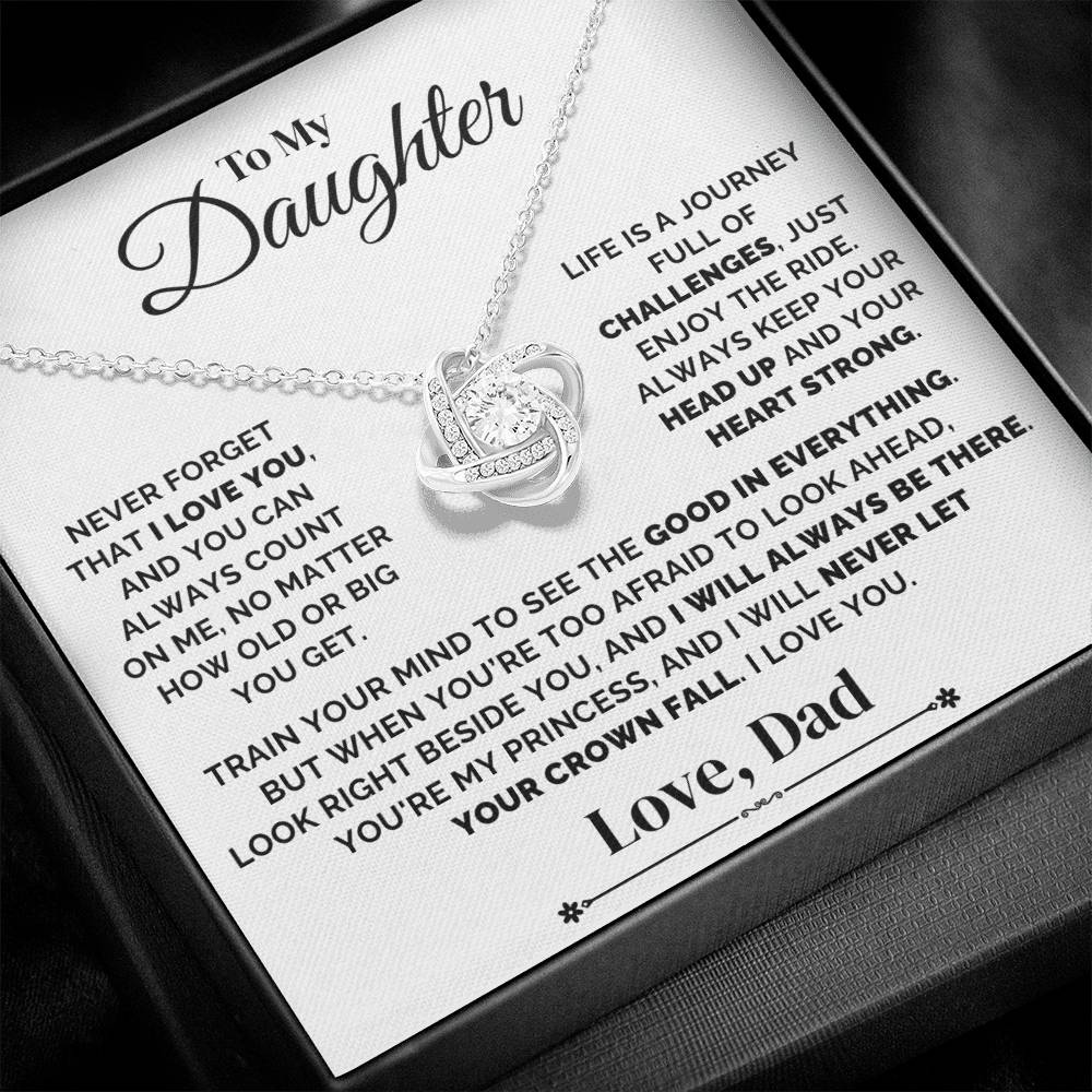To My Daughter – I’ll Always Be Here – Necklace