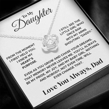 To My Daughter – My Heart’s Purpose – Necklace
