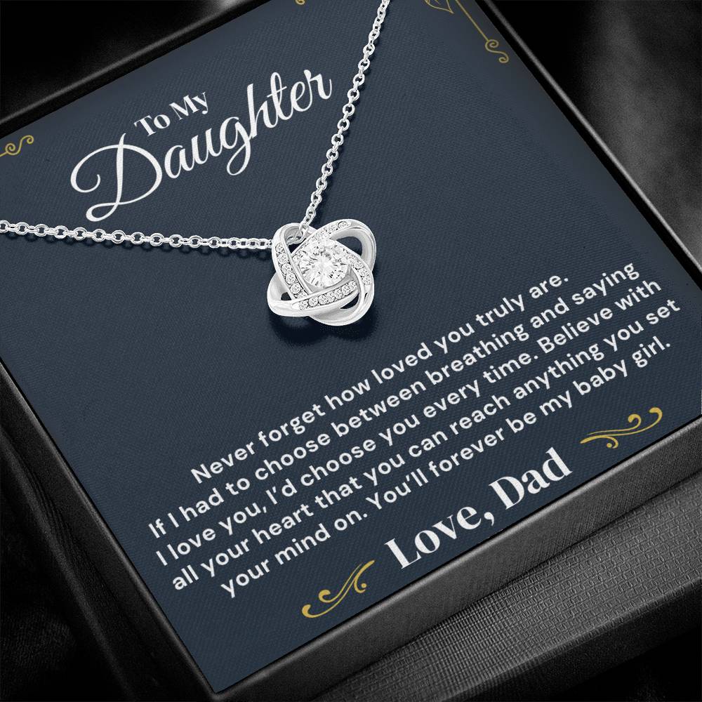 To My Daughter – Loved Beyond Measure – Necklace