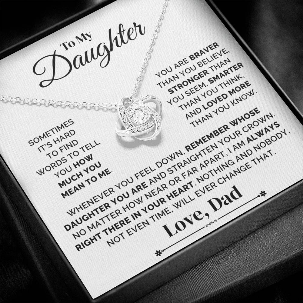 To My Daughter – Straighten Your Crown – Necklace