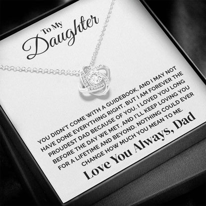 To My Daughter – Loved Beyond a Lifetime – Necklace