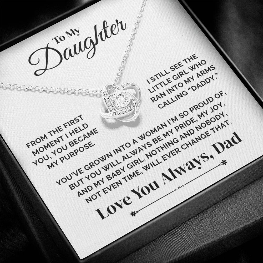 To My Daughter – My Pride, My Joy, My Purpose – Necklace