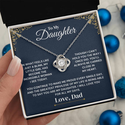 To My Daughter – In a Blink – Necklace