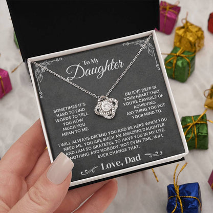 To My Daughter - You Mean Everything To Me - Necklace