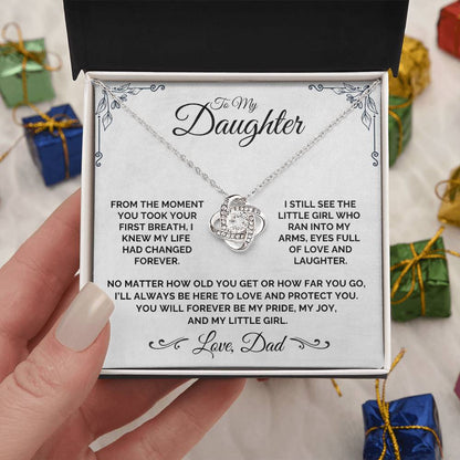 To My Daughter - My Little Girl - Necklace