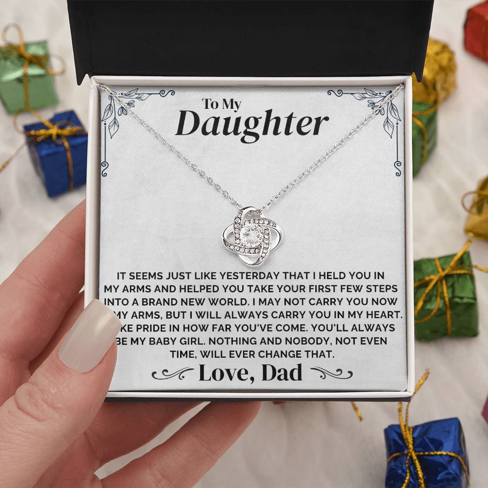 To My Daughter - Always My Baby Girl - Necklace